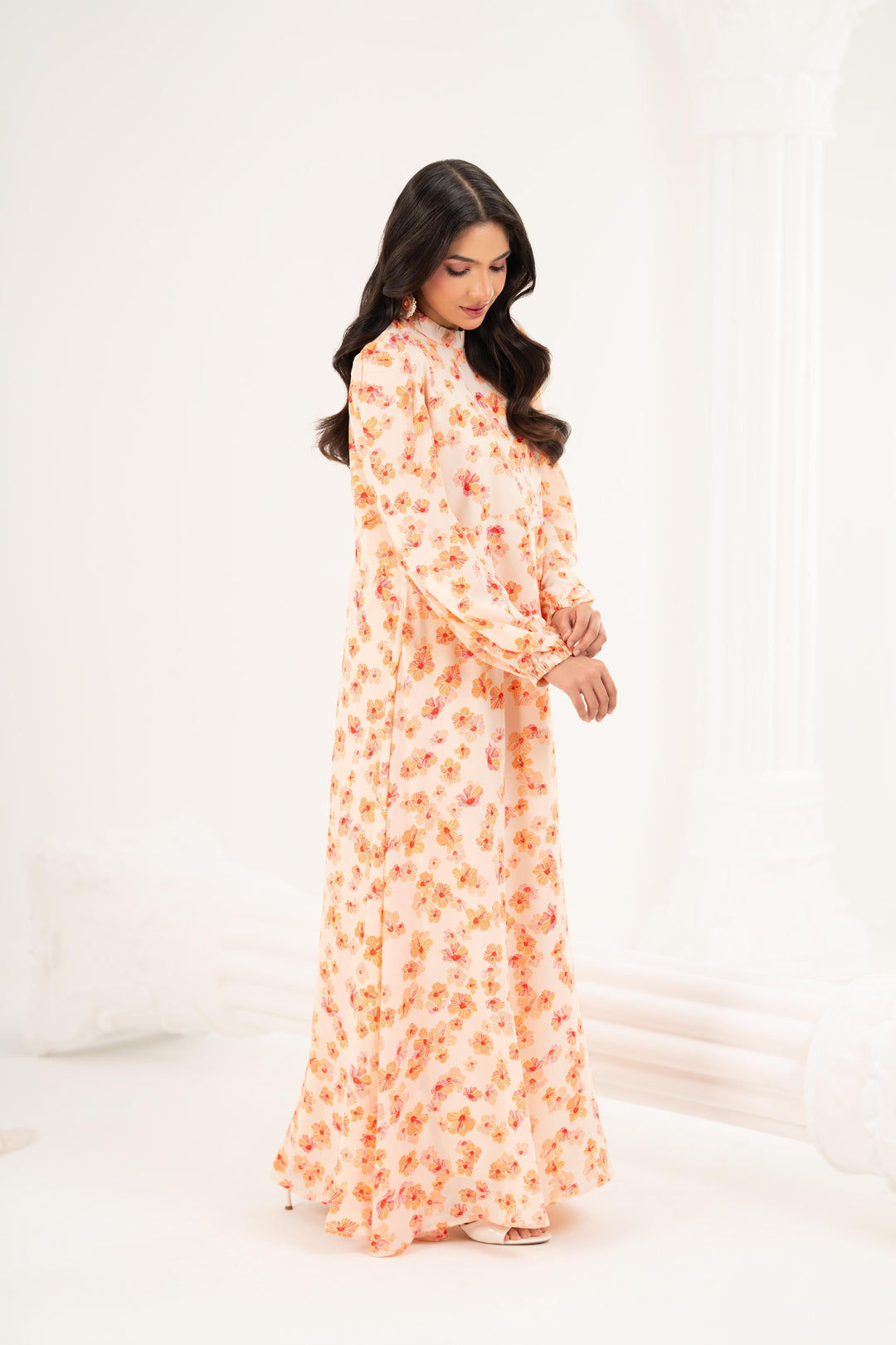 Sunset Floral Maxi Dress