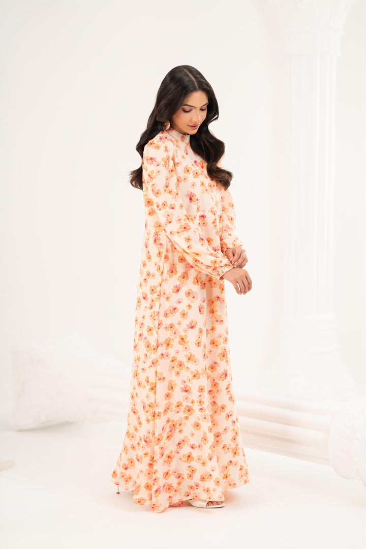 Sunset Floral Maxi Dress