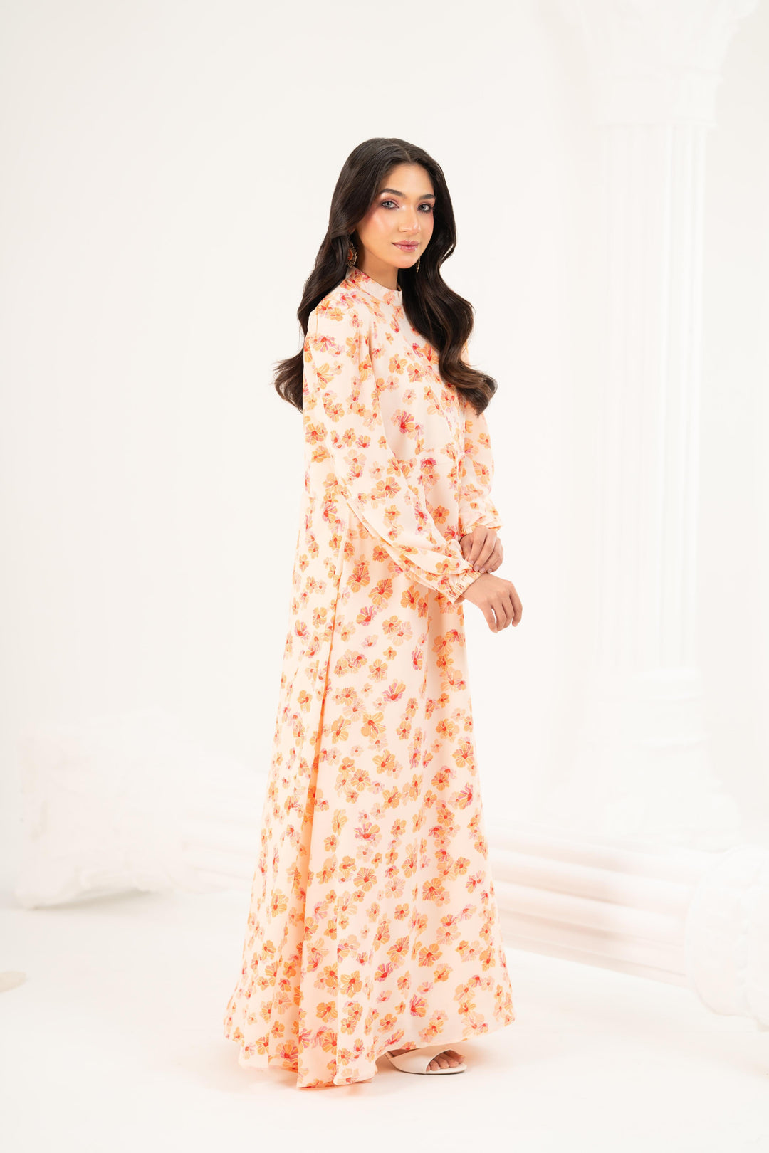Sunset Floral Maxi Dress