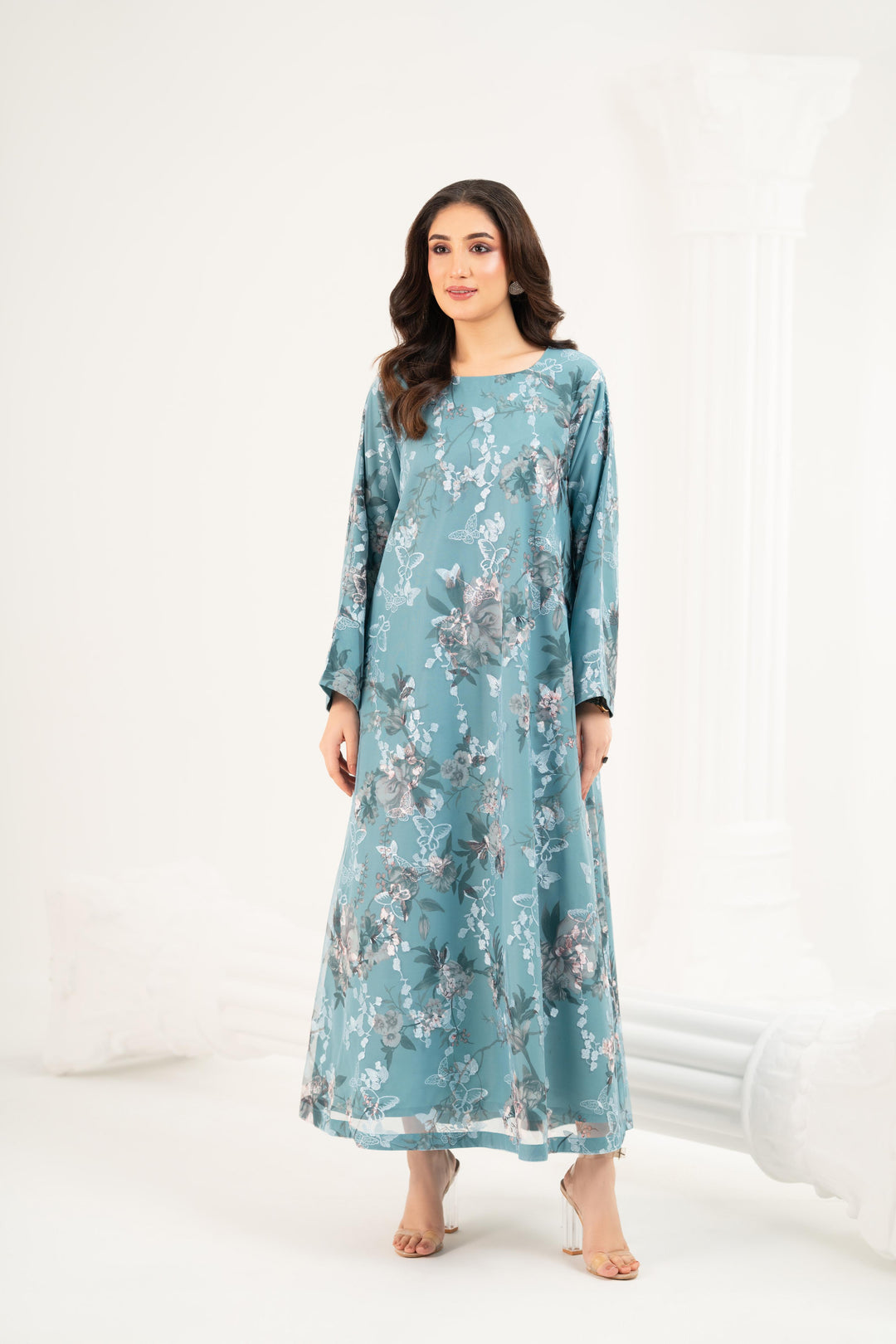 Botanical Embroidered Midi Dress Janan Botanical Embroidered Midi Dress Janan