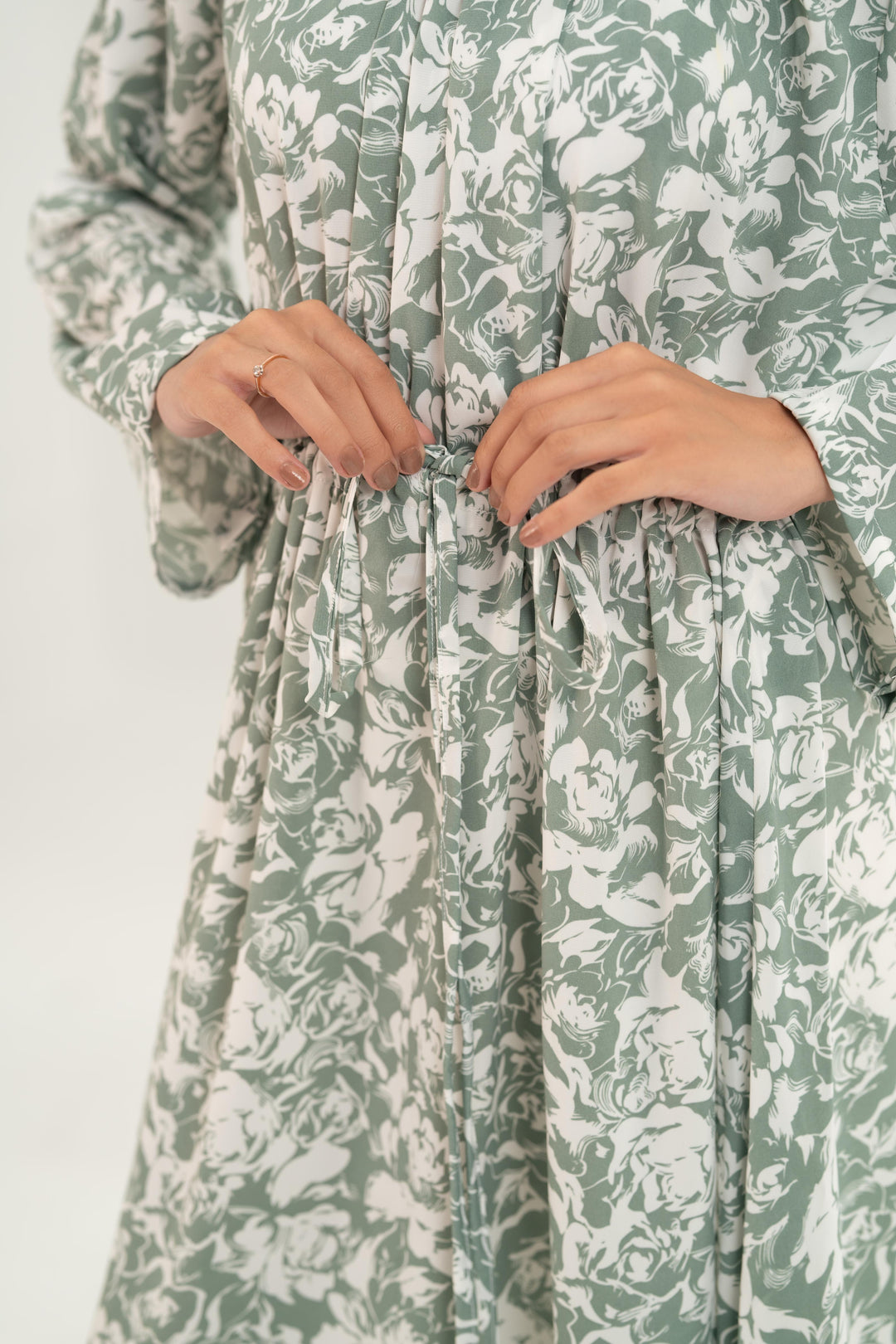 Sage Willow Printed Dress