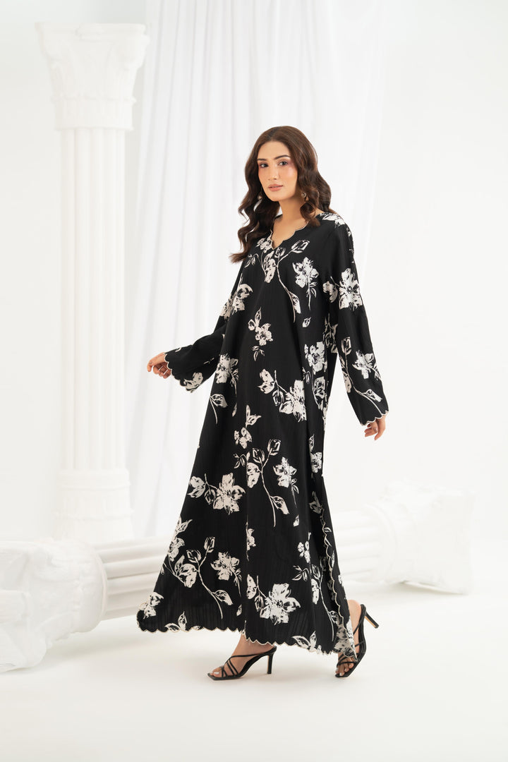 Midnight Floral Dress