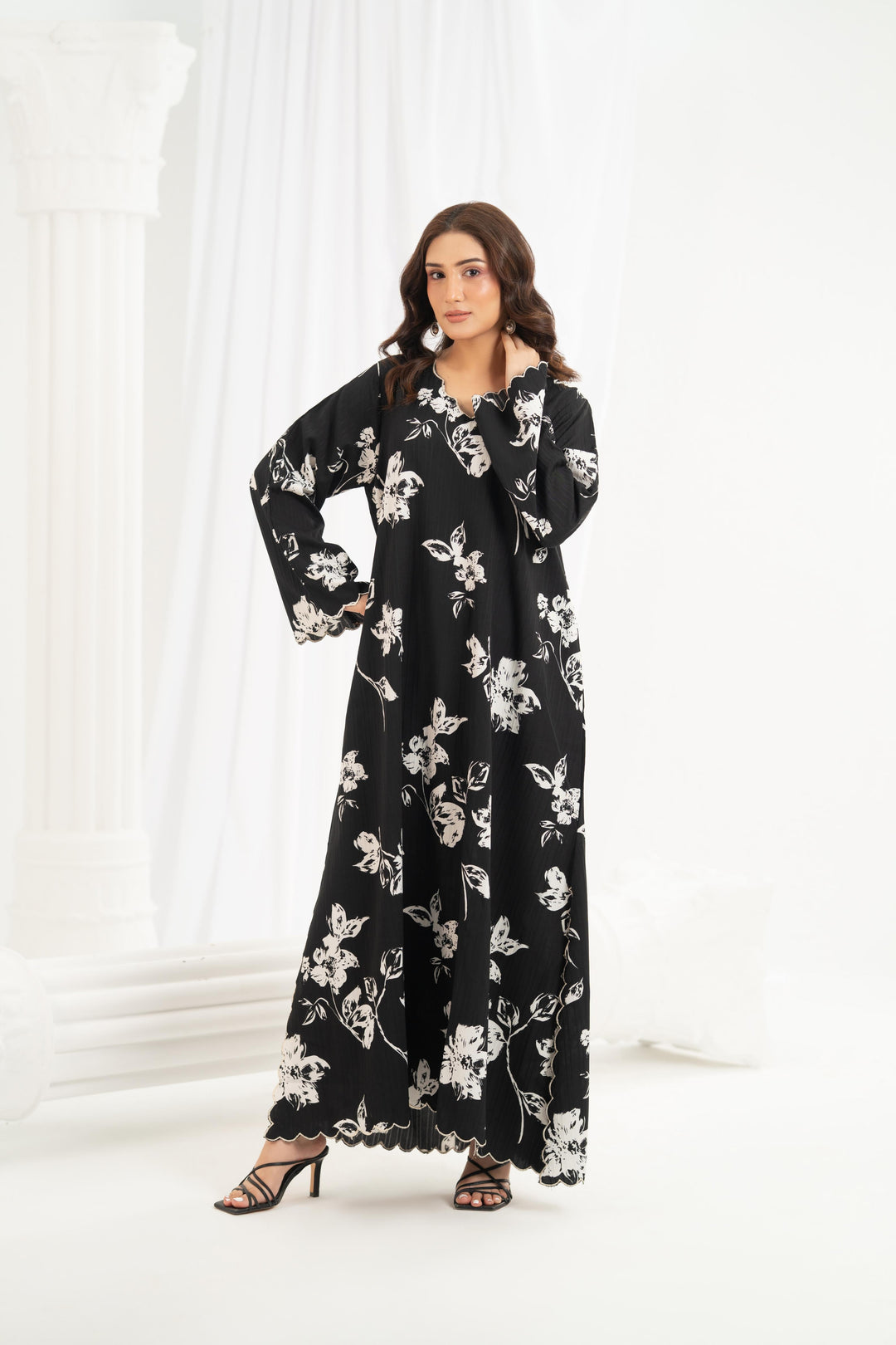 Midnight Floral Dress