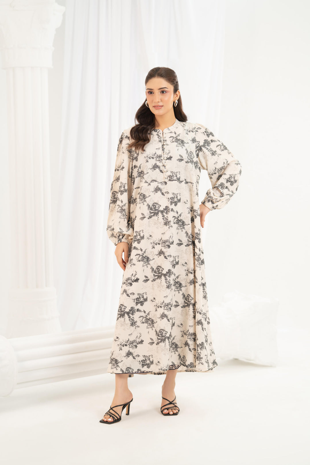 Heritage Rose Midi Dress