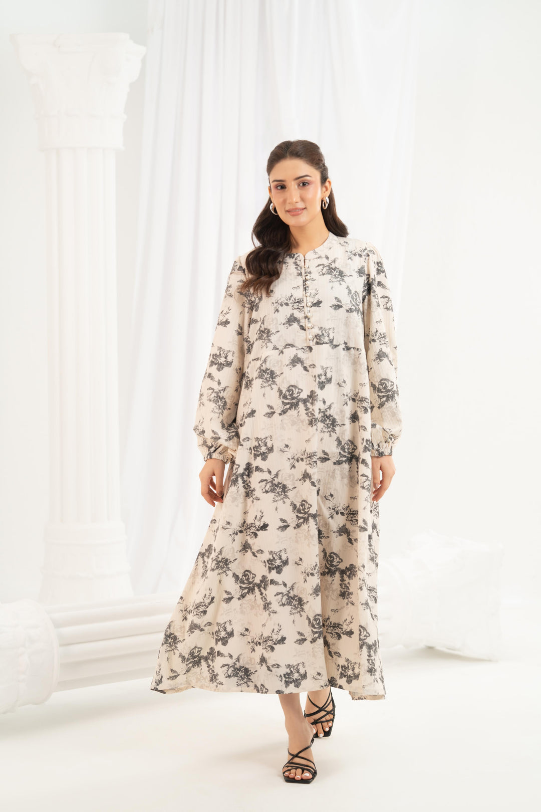 Heritage Rose Midi Dress