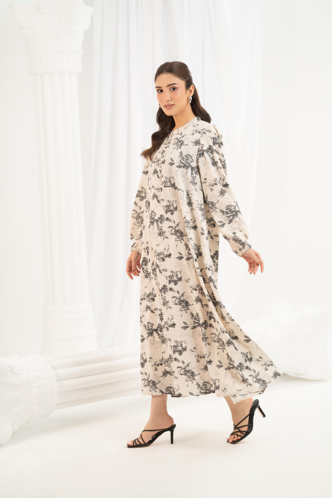 Heritage Rose Midi Dress
