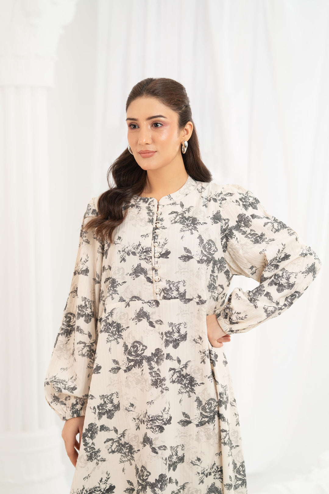 Heritage Rose Midi Dress