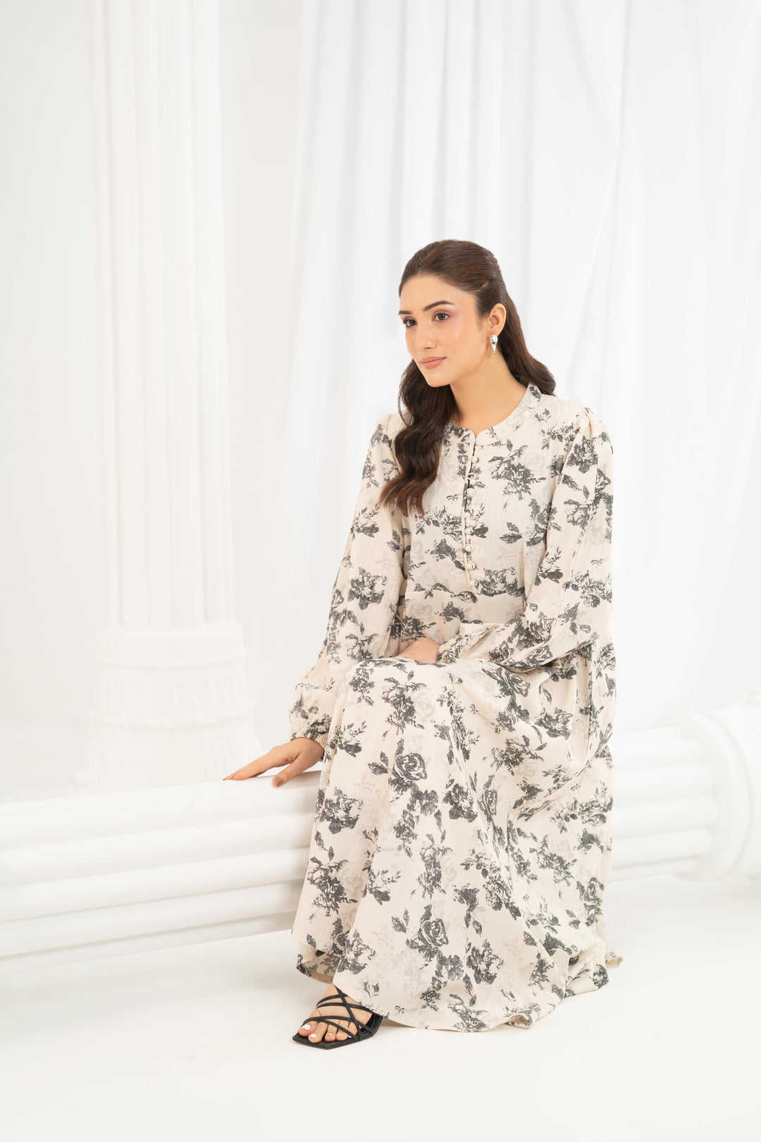 Heritage Rose Midi Dress