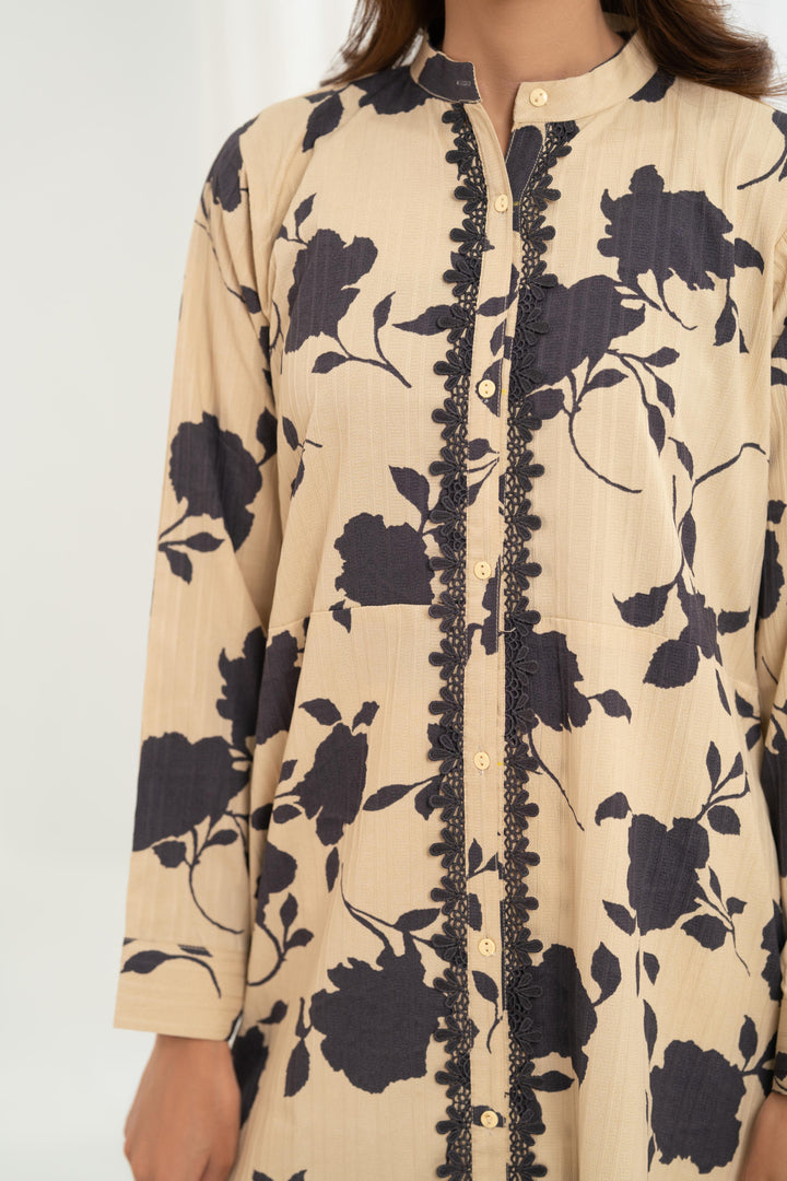 Classic Floral Button Dress