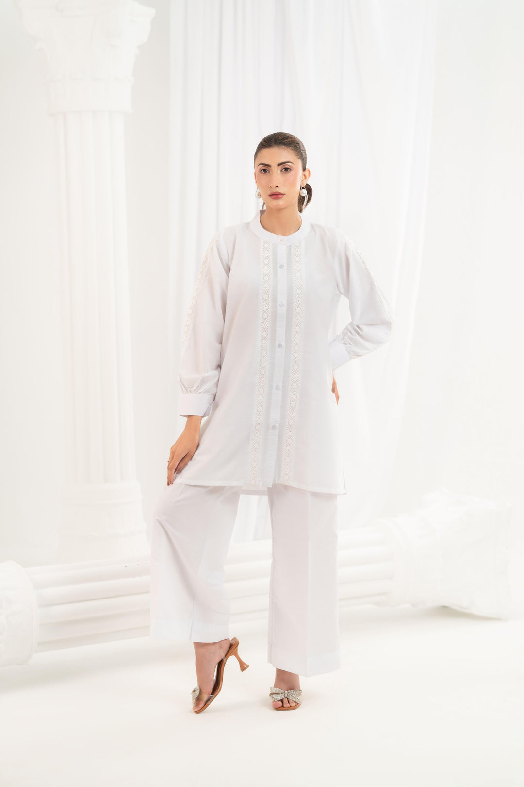White Elegance Co-Ord
