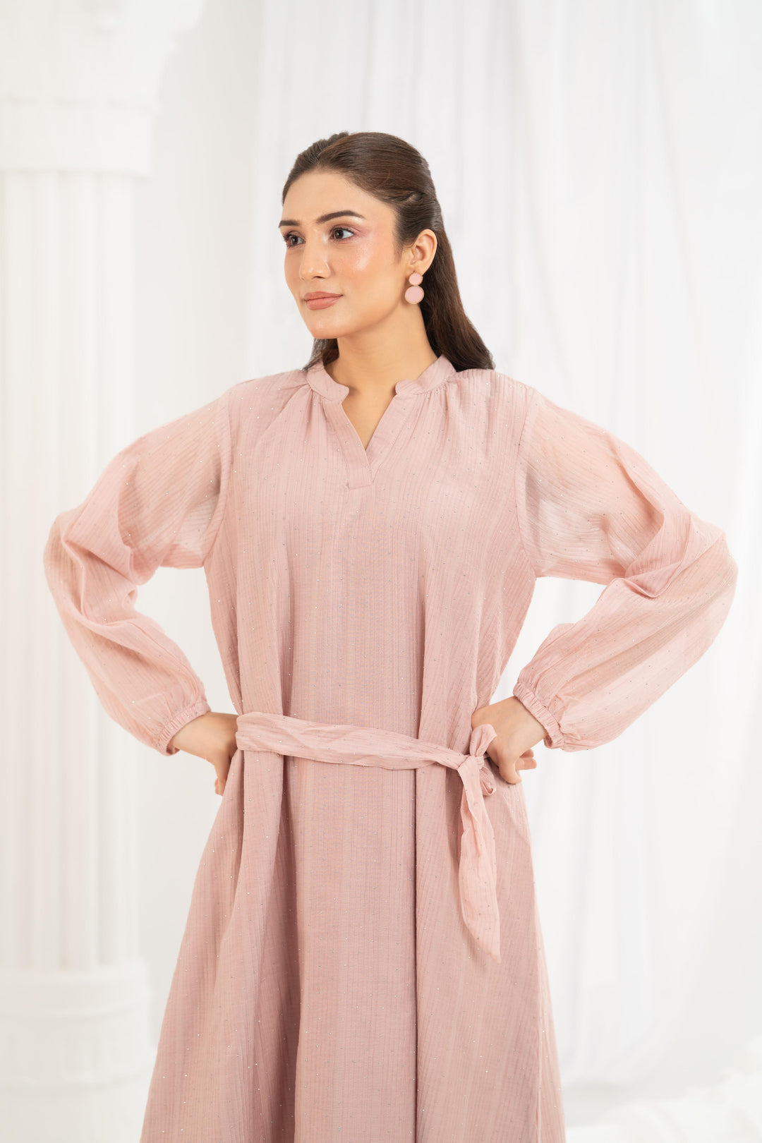 Blush Shimmer Dress