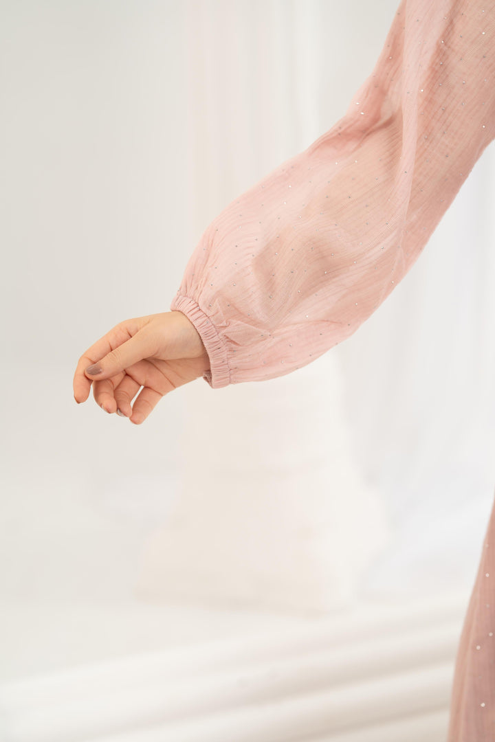 Blush Shimmer Dress