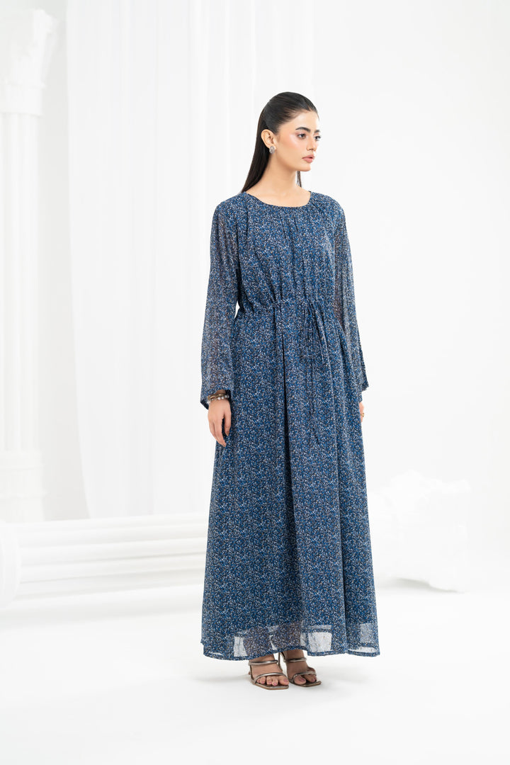Ditsy Navy Bloom Dress