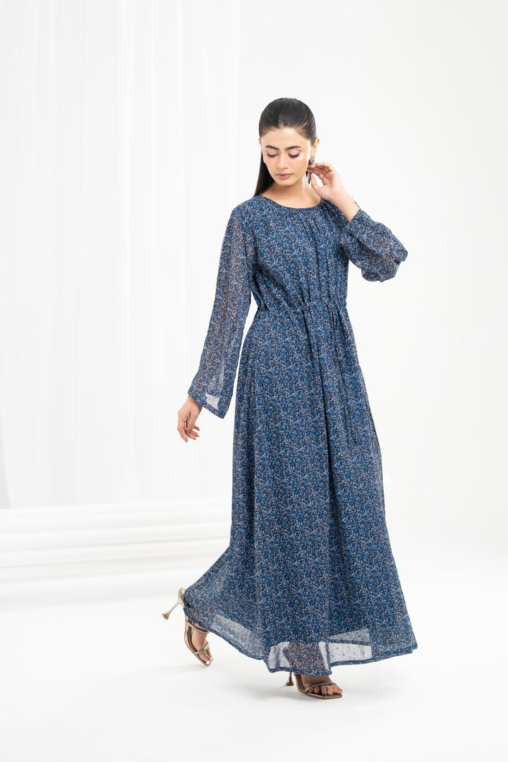 Ditsy Navy Bloom Dress