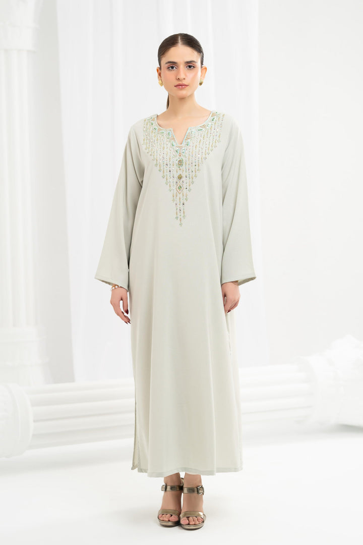 Sage Jewel Kaftan