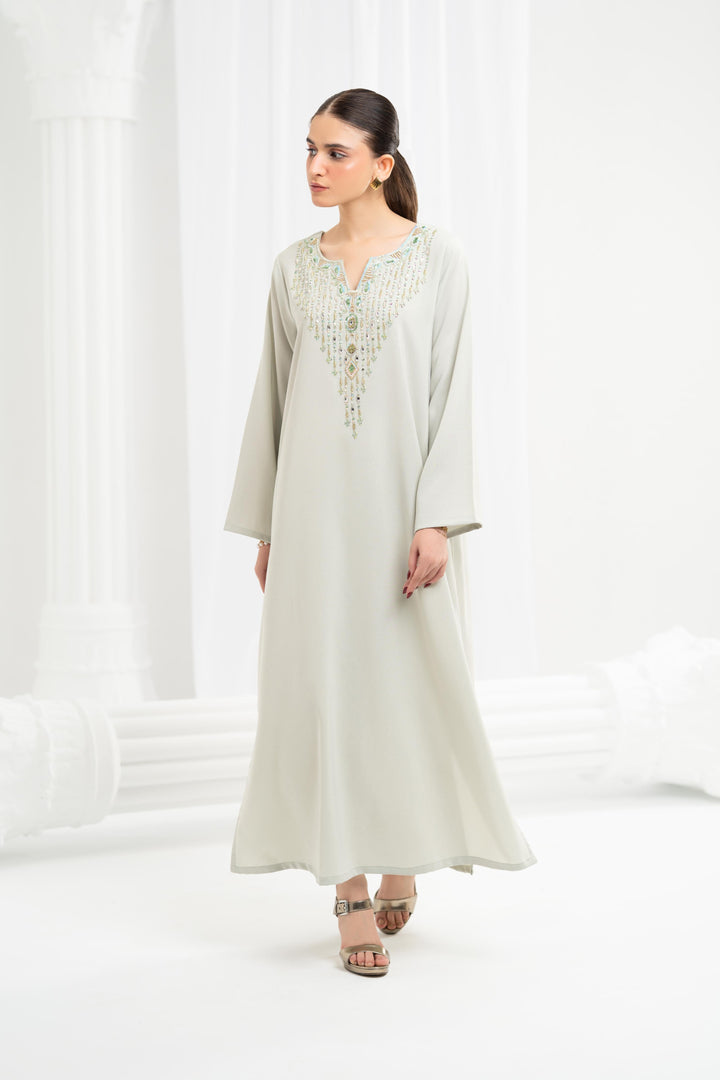 Sage Jewel Kaftan
