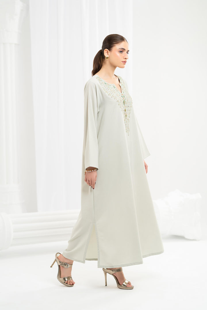 Sage Jewel Kaftan