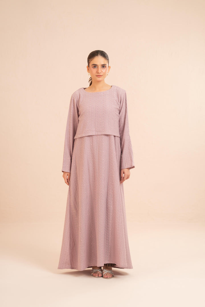 Liora Pointelle Layered Dress