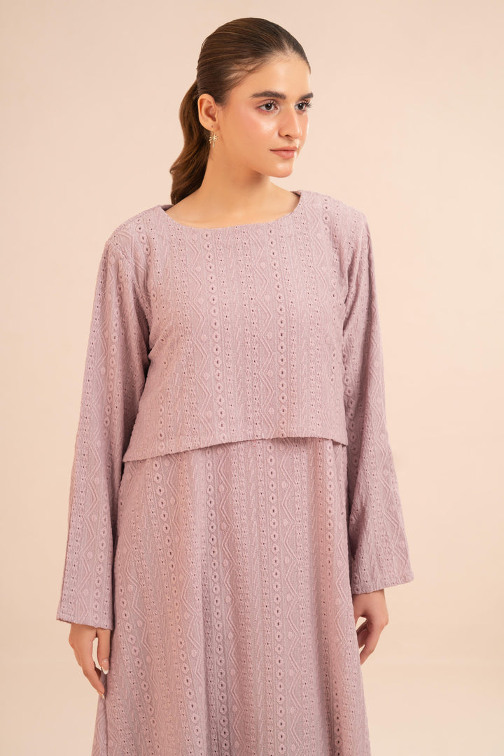 Liora Pointelle Layered Dress