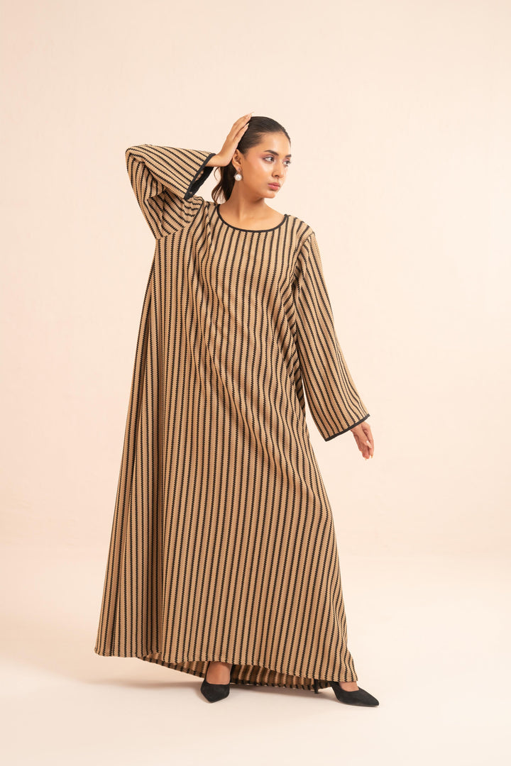Mara Striped Jersey Dress