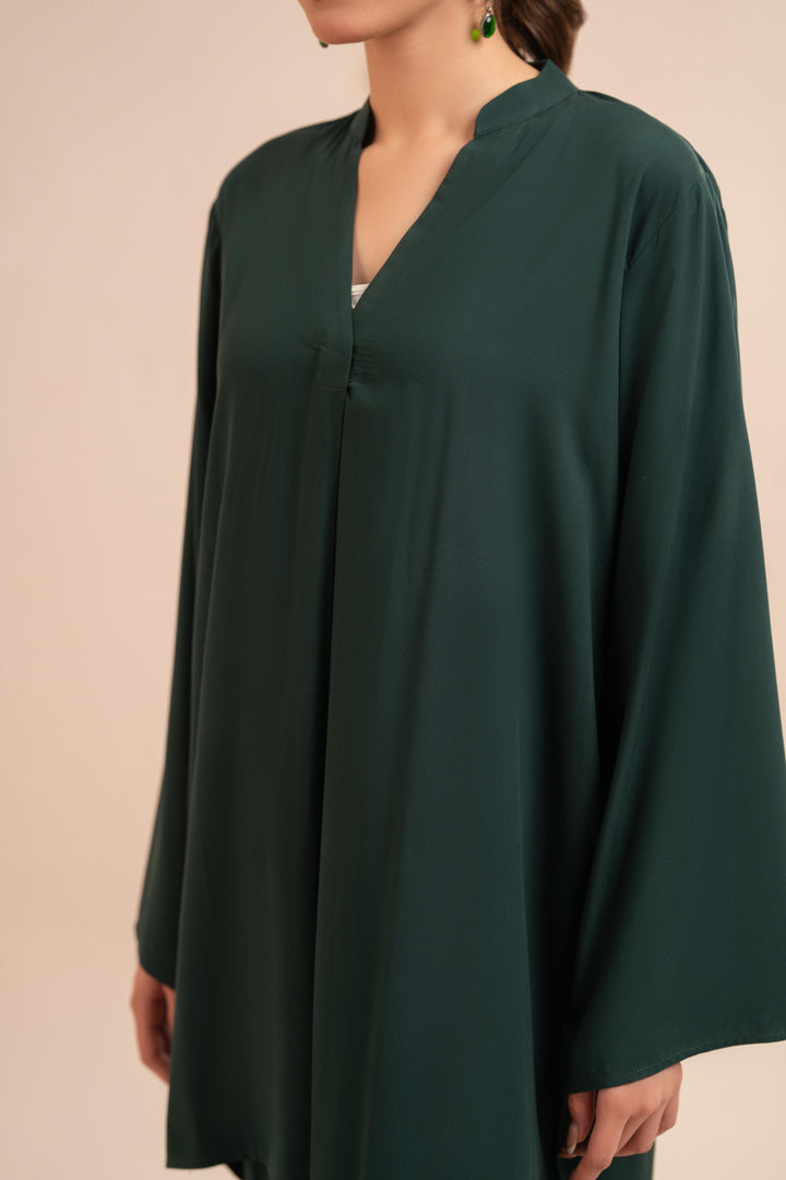 Essential Dark Green Viscose Co-Ord