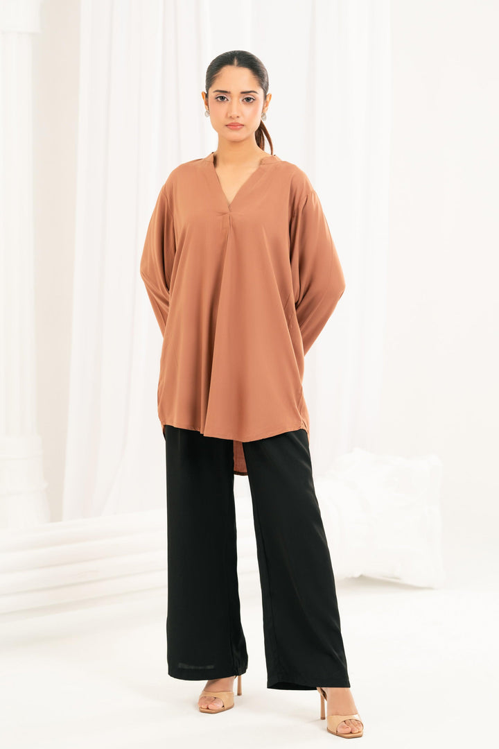 Essential Beige Viscose Top