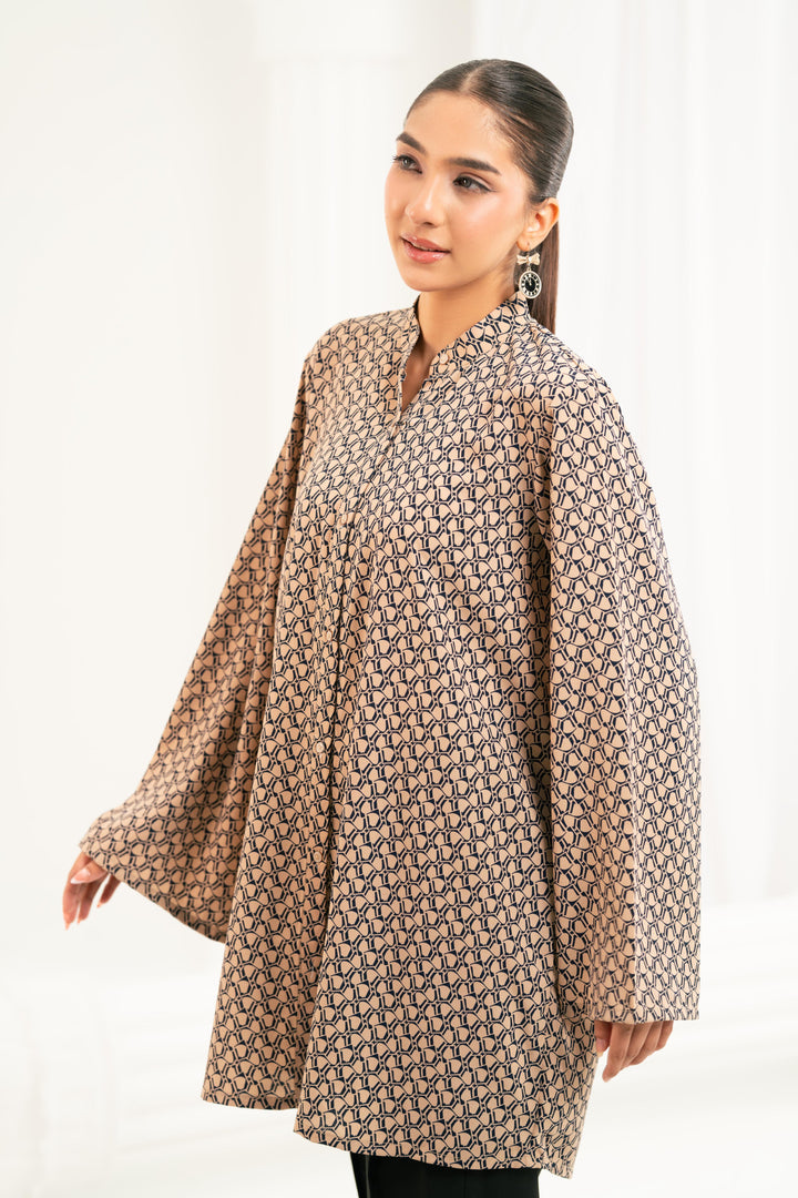 Geo Print Viscose Top