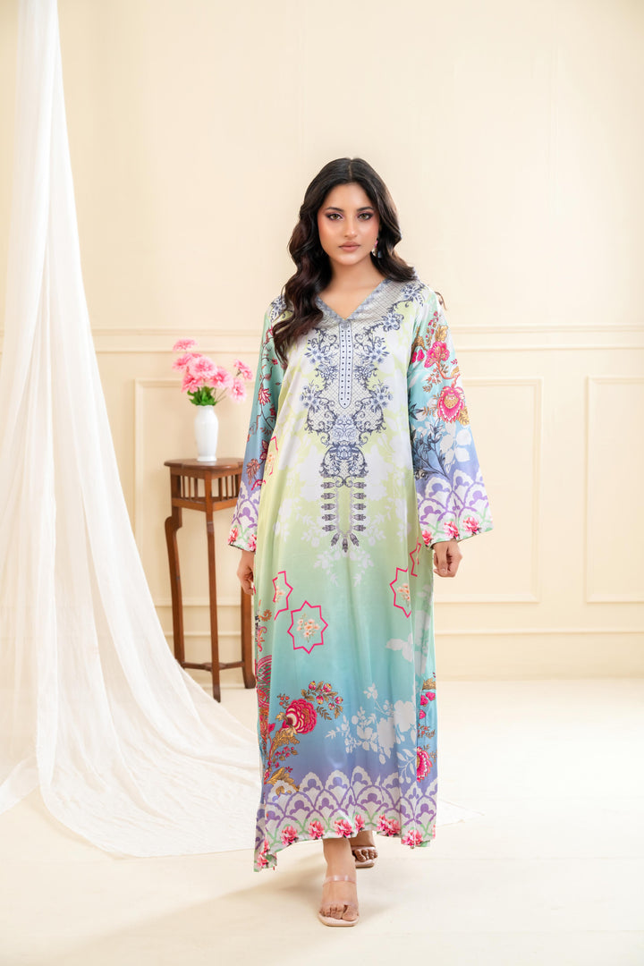Raneem Luxe Printed Dress