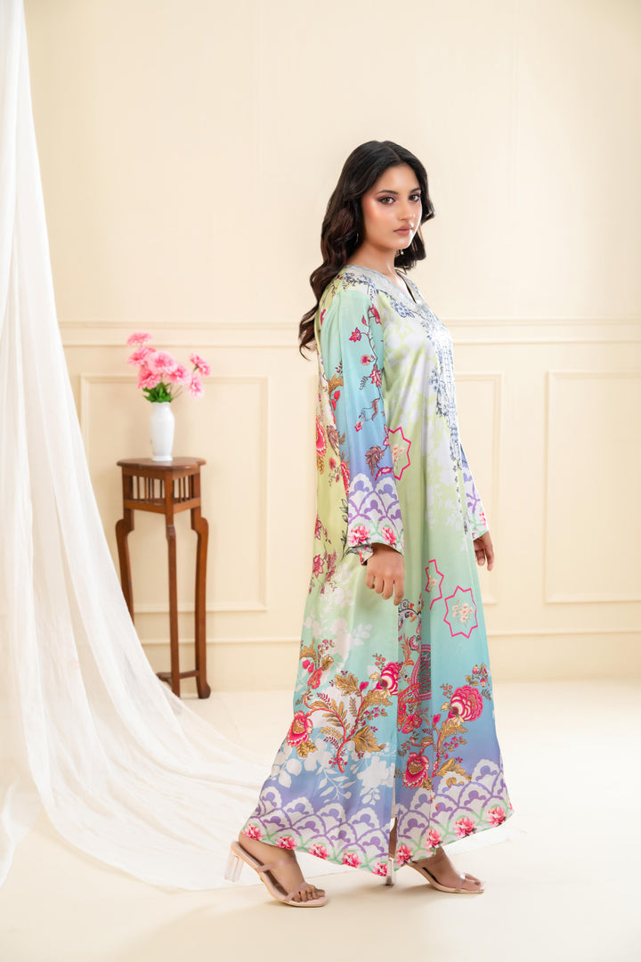 Raneem Luxe Printed Dress
