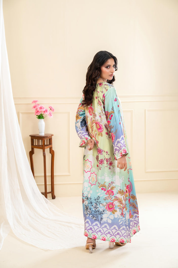 Raneem Luxe Printed Dress