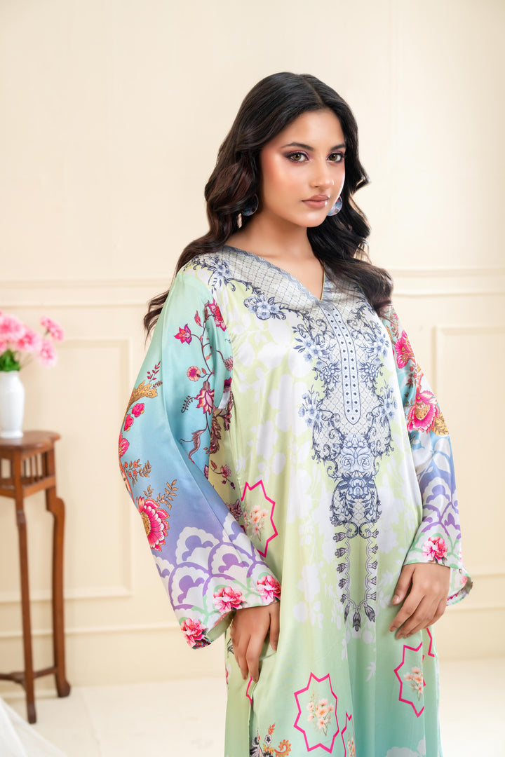 Raneem Luxe Printed Dress