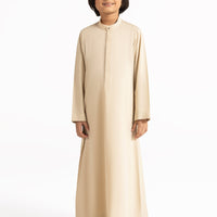 Blended Beige Jubba - J. Junaid Jamshed