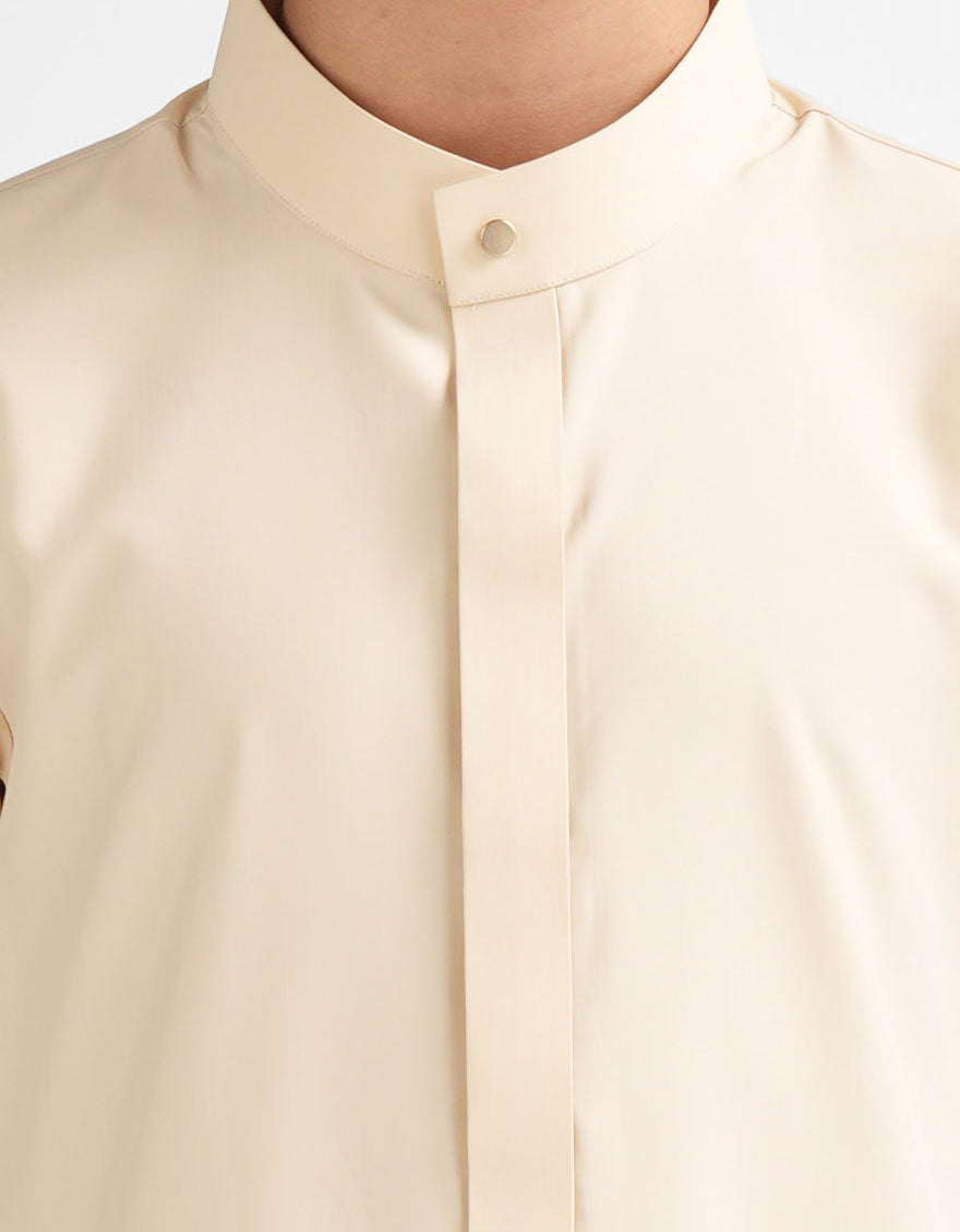 Blended Beige Jubba - J. Junaid Jamshed