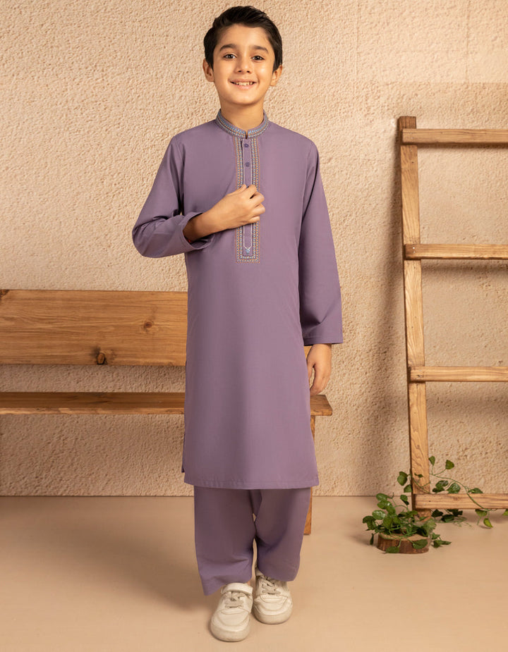 Blended Lavender Shalwar Kameez - J. Junaid Jamshed