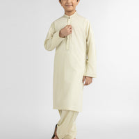 Blended Lemon Shalwar Kameez - J. Junaid Jamshed