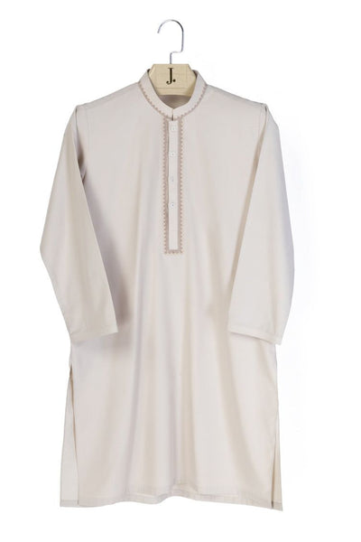 Blended Brown Shalwar Kameez - J. Junaid Jamshed