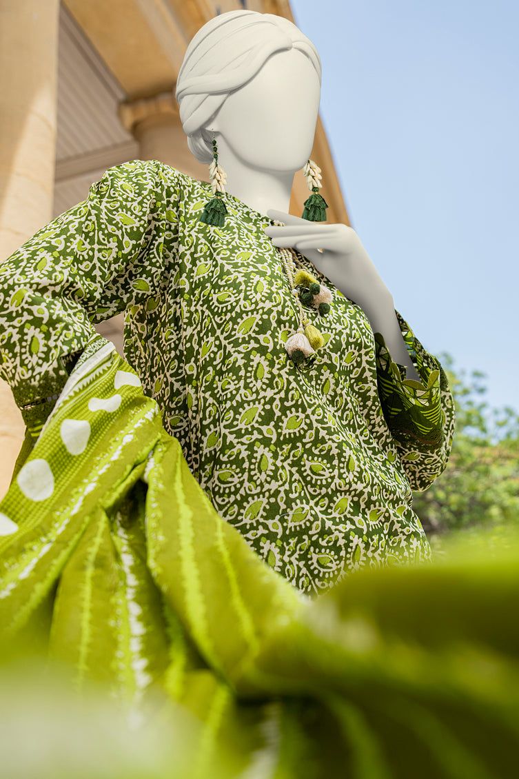 Lawn Green 2 Piece Stitched Suit - J. Junaid Jamshed – Janan Lawn Green 2 Piece Stitched Suit - J. Junaid Jamshed – Janan