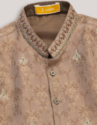 Blended Brown Special Kurta - J. Junaid Jamshed