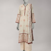 Lawn Multicolor Unstitched Suit - J. Junaid Jamshed