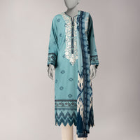 Lawn Multi Unstitched Suit - J. Junaid Jamshed