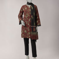 Lawn Multicolor Unstitched Suit - J. Junaid Jamshed