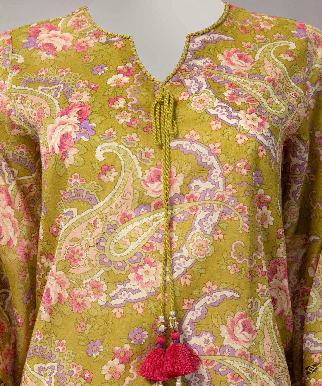 Lawn Multicolor Unstitched Suit - J. Junaid Jamshed