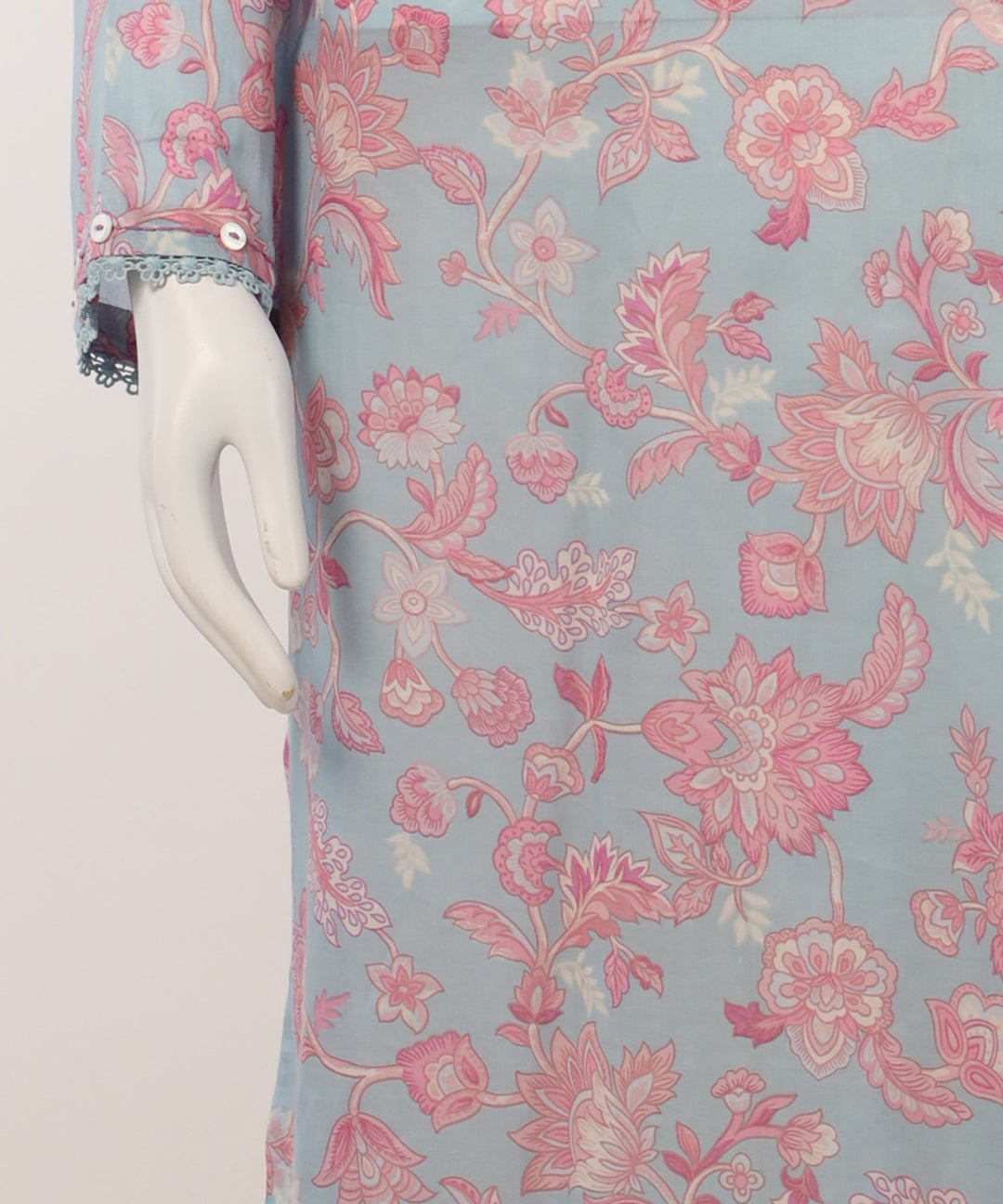 Lawn Multicolor Unstitched Suit - J. Junaid Jamshed