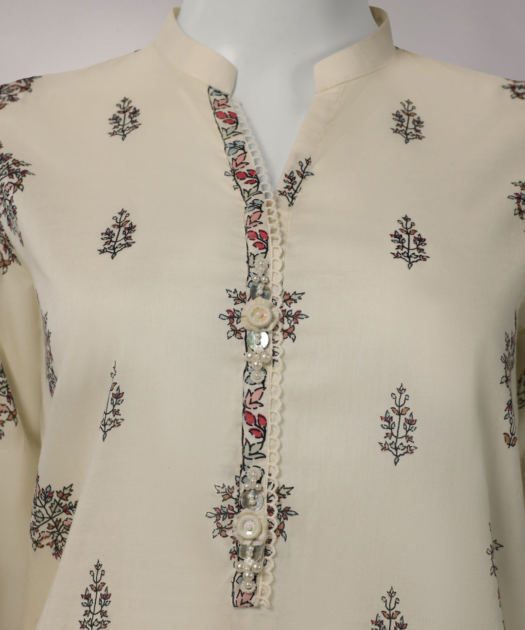 Lawn Multicolor Unstitched Suit - J. Junaid Jamshed