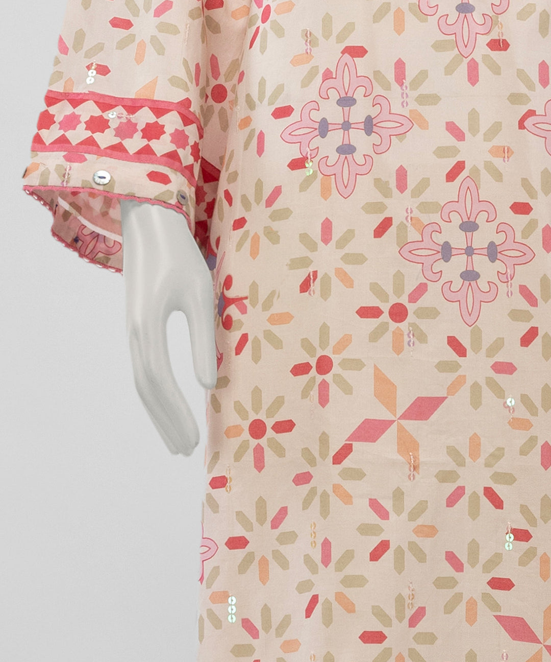 Lawn Multicolor Unstitched Suit - J. Junaid Jamshed