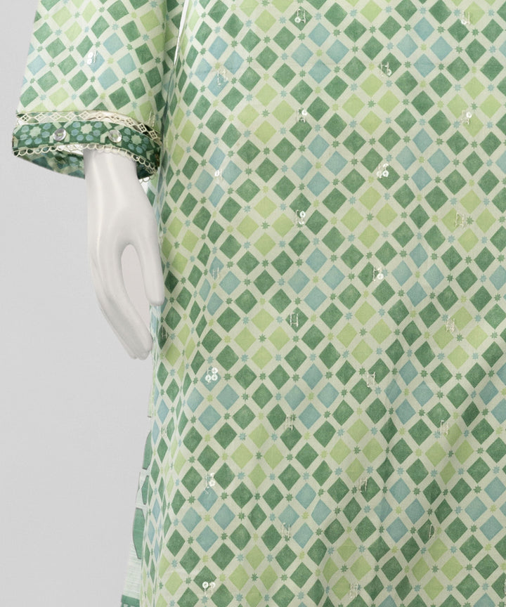 Lawn Multicolor Unstitched Suit - J. Junaid Jamshed