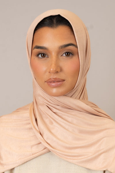 Nude Jersey Hijab