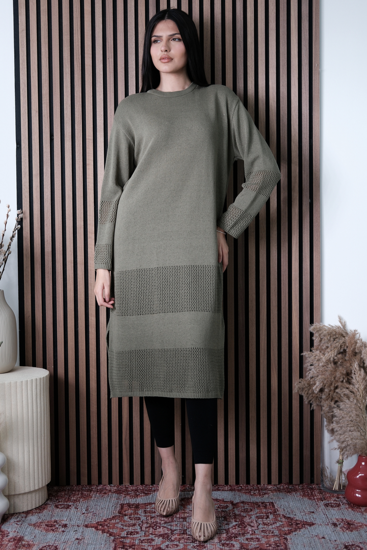Velma Olive Dress