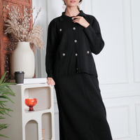 Luna Black Co-ord