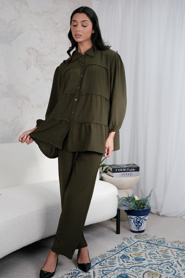 Sorella Khaki Co-Ord